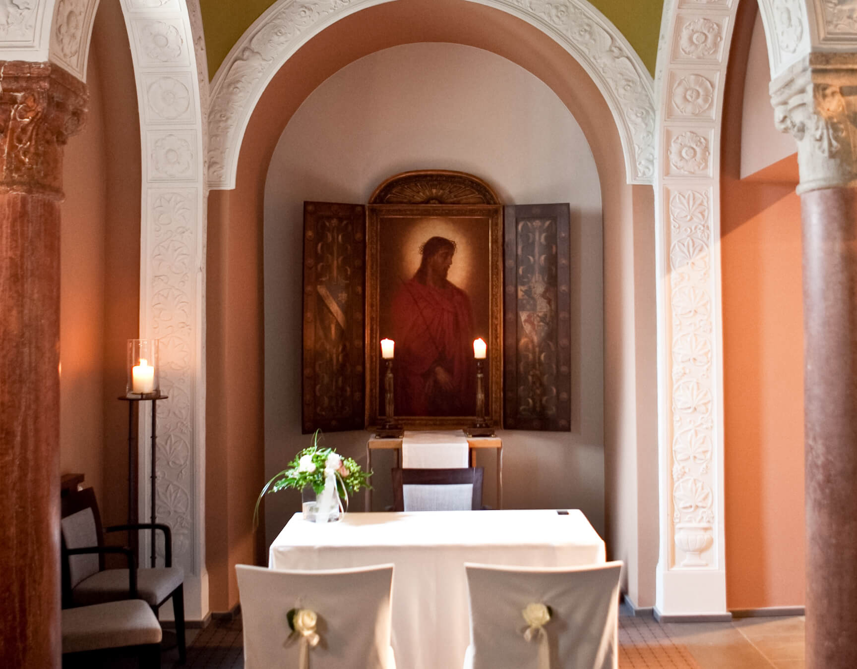 Die Libertas-Kapelle ist Trauort auf Schloss & Gut Liebenberg.